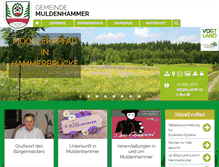 Tablet Screenshot of muldenhammer.com
